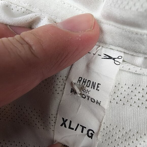 Rhone X Peloton Running Gym Fitness Tank top Collabe Light Grey Tank Size XL USA - Picture 4 of 6